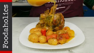 Χοιρινό κότσι μαλακό σαν λουκούμι No2  Xoirino Kotsi  Foodaholics  INCREDIBLY TENDER PORK SHANK [upl. by Onaivatco299]