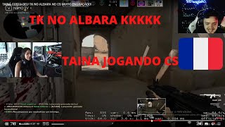 GALEGUINNS REAGINDO A TAINA COSTA DANDO TK NO ALBARA KKKKK [upl. by Nortad84]