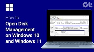 How To Open Disk Management on Windows 10 and Windows 11  Video Tutorial  Guiding Tech [upl. by Lemmor854]