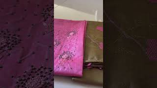 Tussar silk embroidery suits [upl. by Ane]