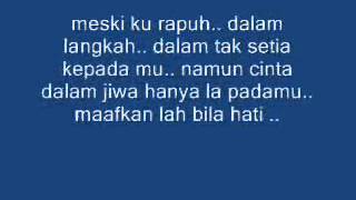 Opick  Rapuh Lirik [upl. by Nytsirhc]