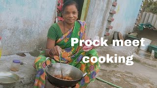 Prock meat cooking [upl. by Katha]