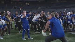 Georgia State walkon surprised with scholarship at spring game [upl. by Northrop]