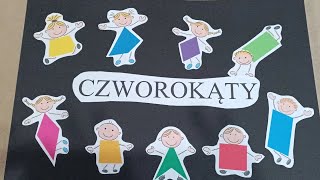 Czworokąty  lapbook miniksiążeczka [upl. by Lyle]