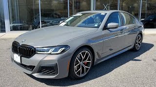 2021 BMW 5Series WalkAround Huntington Suffolk County Nassau County Long Island NY BB2869 [upl. by Rhiamon]