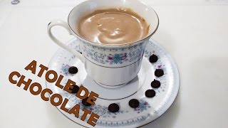 COMO PREPARAR ATOLE DE☕ CHOCOLATE DE LECHE PARA ACOMPAÑAR ROSCA De REYES [upl. by Freytag752]