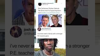 Ellen DeGeneres Brother DefendsTalk Show Host For Supporting Kevin Hart [upl. by Leirza]