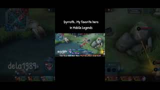 Mobile Legends with Dyrroth mobilelegends mlbb mobilelegendsindonesia dyrroth gameplay [upl. by Aryl]