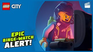 Get Ready for Extreme Adventure 🏎️🏁🚁🚓🚀  Season One Compilation  LEGO® City No Limits [upl. by Foscalina]