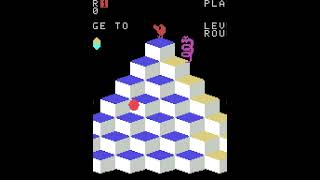 QBert Coleco Vision retrogamingretroretrojuegosqbert colecovision retrogamesconsolegamer [upl. by Alletse665]