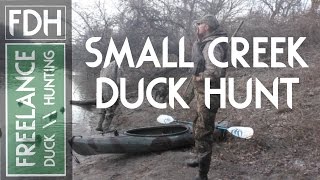 Duck Hunting Small Creek Duck Shoot [upl. by Azarcon]