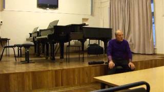 William Bennett  Flute Masterclass in Moscow 1 [upl. by Elga]