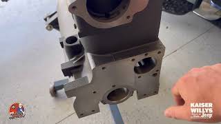 Willys Jeep Parts Highlight 4 Cylinder Engine Bare Block [upl. by Saito]