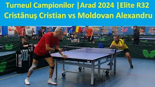 Cristanus Cristian vs Moldovan Alexandru Elite R32 TC Arad 2024 [upl. by Haman]