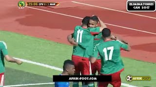 Cap Vert vs Maroc 01  Qualifications CAN 2017 [upl. by Lody]