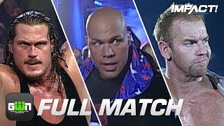 When One Match Lasted an Entire IMPACT Episode Kurt Angle vs Christian Cage vs Rhino World Title [upl. by Enelra]