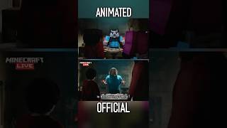 A Minecraft Movie Clip VS Original Animation aminecraftmovie minecraft alexandstevelife [upl. by Uah]