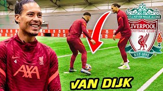 I TRAINED WITH LIVERPOOL FC FIRST TEAM  VIRGIL VAN DIJK AND ANDY ROBERTSON 🤩🔥 [upl. by Angelita995]