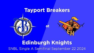 Breakers A  Knights September 22nd 2024 Caledonia Cup Single A Semi Final Full Game [upl. by Akenna580]