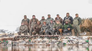 EPIC Oklahoma Duck Hunt over Small Pond 13 Limits [upl. by Ormsby]