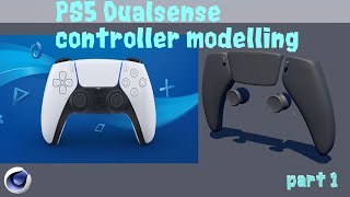 Modeling the NEW ps5 dualsense controller [upl. by Lahsiv]