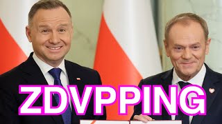 DUDA vs TUSK robią Symetria 2  ZDVPPING [upl. by Atelra]