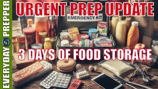 Government Prepare Campaign UK Advice Stock Up on 3 Days of Food Emergency Preparedness Guide [upl. by Alyacim272]