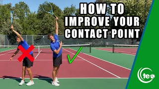 3 Simple Tips To Improve Your Serve TENNIS LESSON [upl. by Wolliw948]