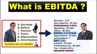 What is EBITDA  What is EBIT  EBITDA vs EBIT  Economy Concepts in Hindi Explained economy [upl. by Mushro]