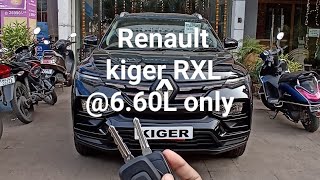 Renault KIGER RXL variant Full Detailed walk around at just 660 lakhs [upl. by Yrallam]