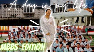 A REAL day in my life as Medical Student 🩺My 1st College Vlog1st Yr MBBS [upl. by Ialokin]