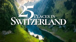 25 Most Beautiful Places to Visit in Switzerland 4K 🇨🇭  Stunning Lakes amp Mountains [upl. by Imuyam254]