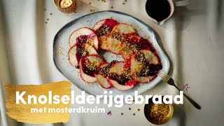 Vegetarisch gerecht knolselderijgebraad – kerstrecepten  Allerhande [upl. by Garnet]