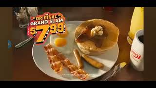 Dennys Commercial 2024  USA • Grand Slam amp Stuffed Strawberry French Toast Slam [upl. by Ellinet]