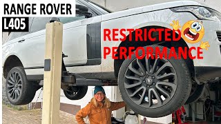 RANGE ROVER L405 RESTRICTED PERFORMANCE FIX  S4Ep52 [upl. by Eibbor]