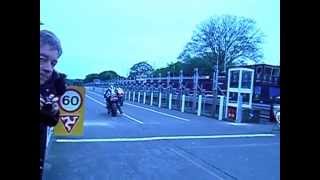 Isle of Man TT Practice 29 May 2014 Start Line Guy Martin McGuinness [upl. by Ainaj]