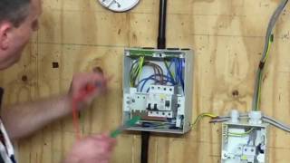 How to test insulation resistance test for more than one circuit in a consumer unit  using an MFT [upl. by Carder]