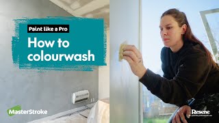 Paint like a Pro  How to colourwash [upl. by Scandura594]