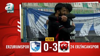 Erzurumspor 03 24 Erzincanspor Ziraat Türkiye Kupası 4 Tur Maç  A Spor  06122023 [upl. by Leamaj952]