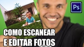 COMO ESCANEAR FOTOS  Tutorial Photoshop [upl. by Farland]