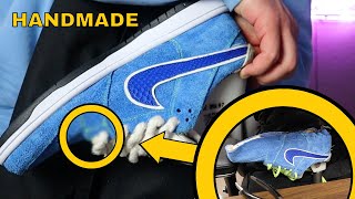 Handmade Nike SB Dunks Handcrafted Never Seen Dunks [upl. by Accisej]