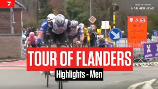 Highlights 2023 Tour Of Flanders  Elite Men [upl. by Lilhak807]