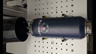 Fiber Laser Engraving Water Bottle Tumbler no roller [upl. by Luane925]