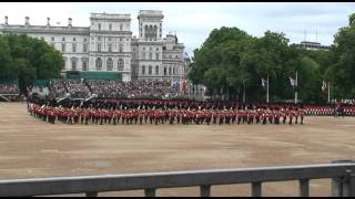 High quality Trooping the colour review 28th May 2011 third spin wheel SLOWavi [upl. by Anaher]