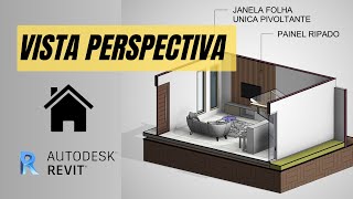 Como fazer vista em perspectiva no Revit  Aprenda a detalhar [upl. by Kylynn]