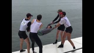 Colgate Mens Rowing Coxswain Toss [upl. by Adnylg]