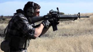 M16A4 clone hammered pair moving and shooting [upl. by Alimac]