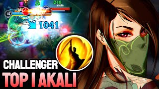 WILD RIFT AKALI  TOP 1 AKALI GAMEPLAY  CHALLENGER RANKED [upl. by Aniar]