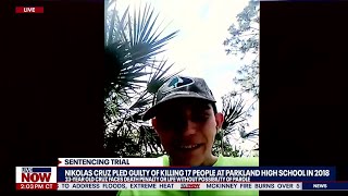 Parkland shooter Nikolas Cruz refuses to listen to audio of him murdering students  LiveNOW [upl. by Silloc368]