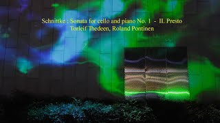 Schnittke  Sonata for cello and piano No 1  II Presto [upl. by Rosenkrantz]